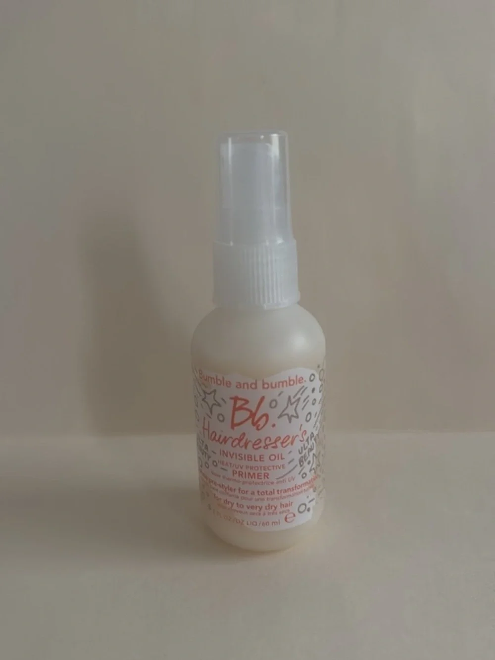 BUMBLE & BUMBLE Bb Hairdresser's Invisible Oil Protective Primer 2oz NIP